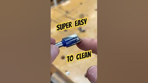 The EASIEST Way to CLEAN Router Bits
