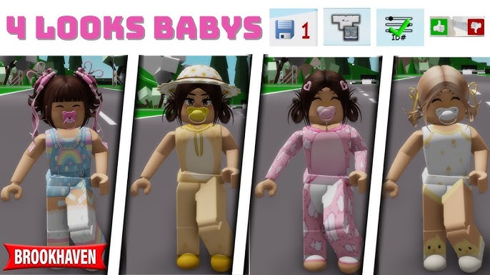 Body bebê roupa nenê roblox skins top game jogo pc blocos