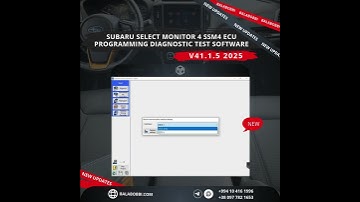 ⚙️ Subaru Diagnostic Solution V41.1.5 2025 Edition - SSM4 Platform: ECU Programming & Diagnostics