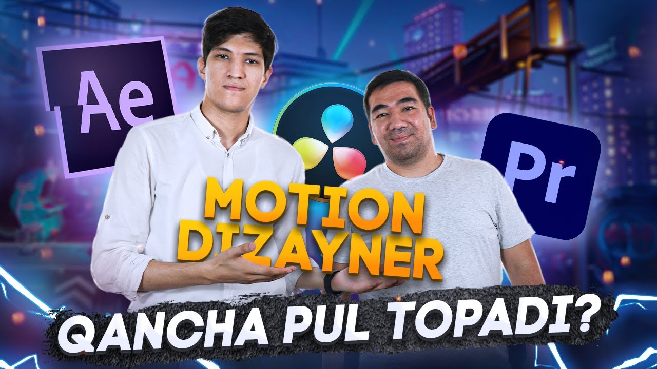 O'zbekistonda motion dizayner bo'lib oyiga qancha pul topish mumkin?