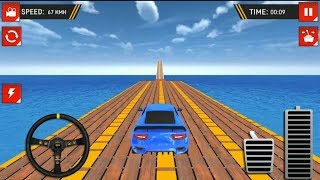 Crazy Car Driving Don't Fall : Ramp Car Stunts Free 2019 #carsgames - Android Gameplay screenshot 3