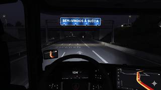 ETS2 - Alemanha para Suécia - foco, estudo, relaxar ou dormir (Scania V8 730Cv Bi-Trem) screenshot 1