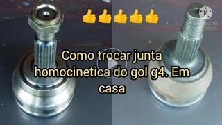 como trocar junta homocinetica do gol g4 em casa