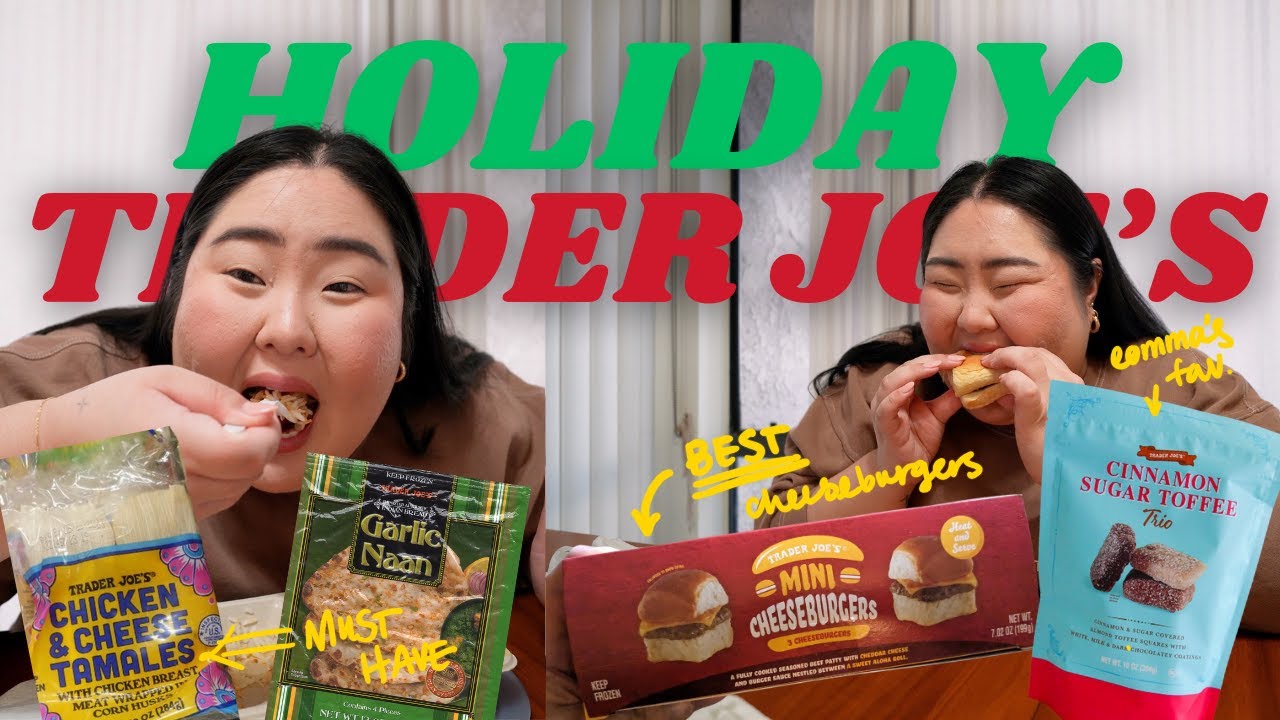 HOLIDAY INSPIRED TRADER JOE'S FOOD HAUL + there's a ghost in my house?! | Goodbye 20s