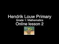 MATHS ONLINE TEACHING LESSON 2