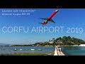 Spectacular Take off and Landings at Corfu Airport - Planespotting 2019