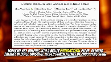 Detailed balance in large language model-driven agents (Dec 2025)