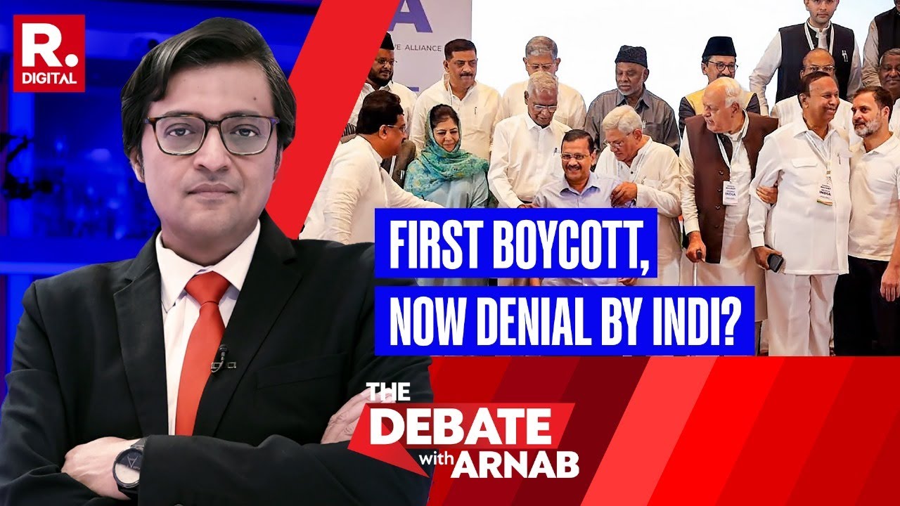 Debate With Arnab LIVE: Rahul Gandhi Abuses Exit Polls, Why Is INDI Not Accepting Nation's Verdict?