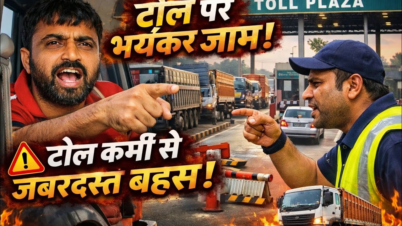 हाईवे पर टेंशन वाला दिन 😤 | टोल पर जाम और बहस@MrBeast @MRINDIANHACKER 