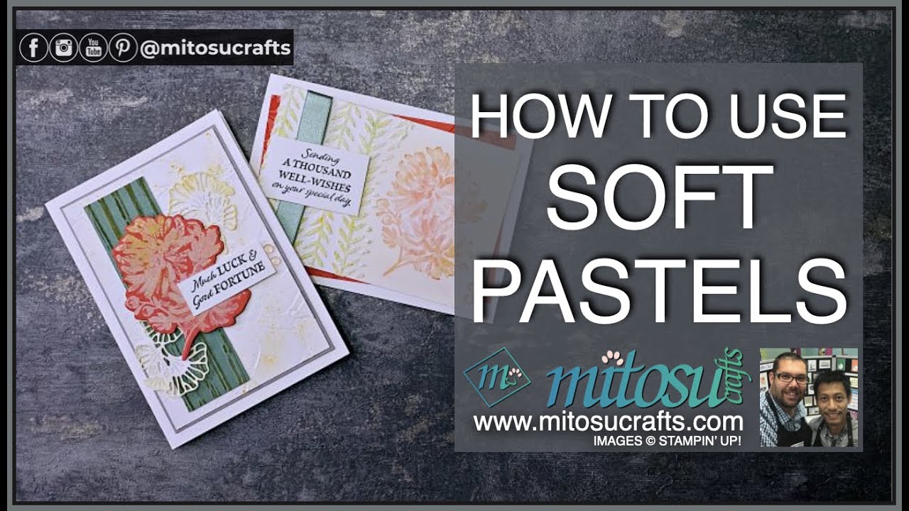 How to use Soft Pastels Cardmaking and Papercraft LIVE Demonstration
