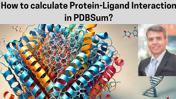 How to calculate protein-ligand interactions in PDBSum?