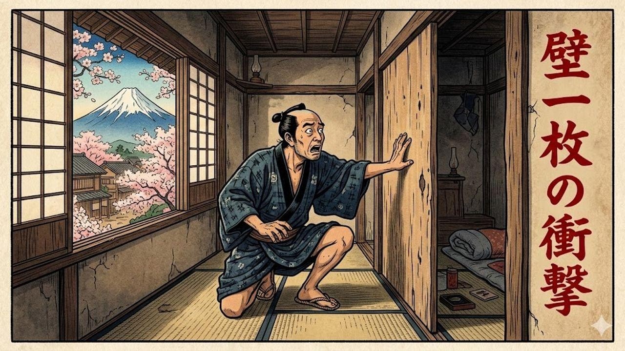 壁一枚の衝撃！現代のミニマリストが震える江戸長屋の真実