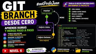 🚀 Git Branch desde Cero | Aprende Ramas y Merge Paso a Paso