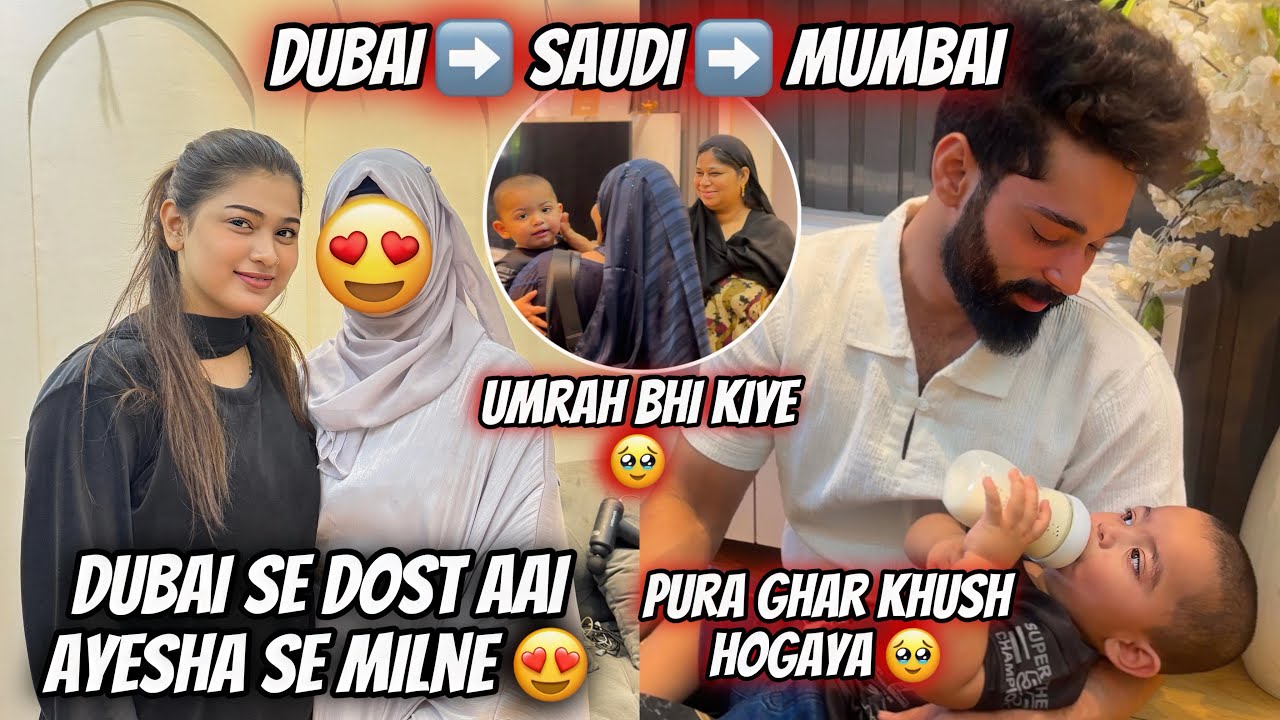 Dubai Se Umrah Karke Ayesha Se Milne Dost Aai 😍| Umar Or Mustu Ki Masti 🥲| Zeeshan & Abresh