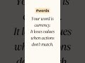 Your words. #quotes #success #successmindset #motivation #words #currency
