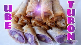 TRENDING! Super  Cheesy Ube Kamote Turon