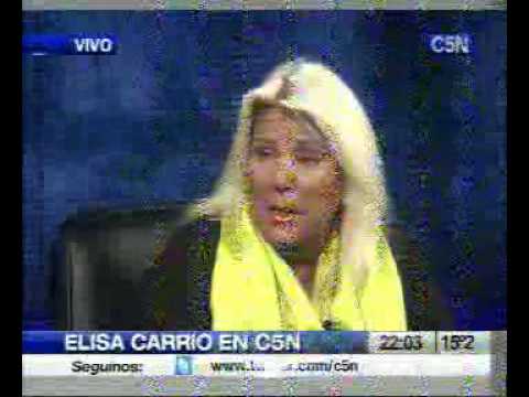 Elisa lilita Carrio en C5N 20-4-10 01