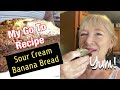 Sour Cream BANANA BREAD Recipe w/ Chocolate Chips and Walnuts | Moist &amp; Delicious | My Go To Recipe