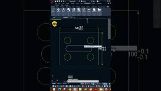 Adding Tolerance Dimensions in AutoCAD- 64 ! #autocad #shortsviral #autocaddrawing