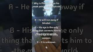 Why Is Phatoons Eye His Weak Point In The Metroid Series?