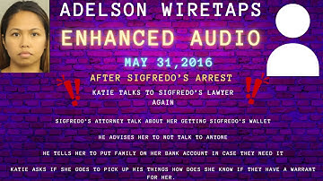 Charlie Adelson Enhanced Audio Wiretaps 6/31/16 - Katie Calls Sigfredo