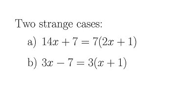 Solving Linear Equations with "All Real Numbers" and "No  Solution" as answers.