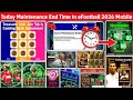 Maintenance End Time Today In eFootball 2026 Mobile || Pes Server Maintenance End Time 🔔🤔