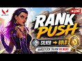 LIVE Valorant Rank Push | Silver ➜ Gold | Reyna Ranked Grind | Road To Gold