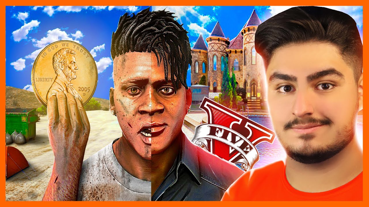 💲چالش 24 ساعت پول 1 دلار به 1 میلیون دلار برسون در جی تی ای