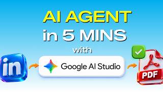 How to Create an AI Agent in Google AI Studio for Job Applications
