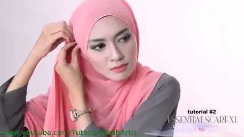 Tutorial hijab pashmina simple Kreasi Shawlbyvsnow   Hijab Tutorial with VS Essential Scarf XL