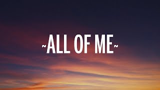 John Legend - All of Me (Lyrics)  | 1 Hour Trending Songs Lyrics ♪