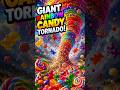 Giant Rainbow Candy Tornado! 🌪️🍬😱#shorts #rainbow #candy #tornado