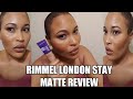 NEW RIMMEL LONDON STAY MATTE FOUNDATION REVIEW