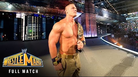 FULL MATCH — The Rock vs. John Cena — WWE Title Match: WrestleMania 29