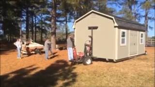 Large Prebuilt Shed Delivery & Setup | Jones Story Shed