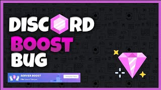 Discord Boost Method? Bedava Boost Basma