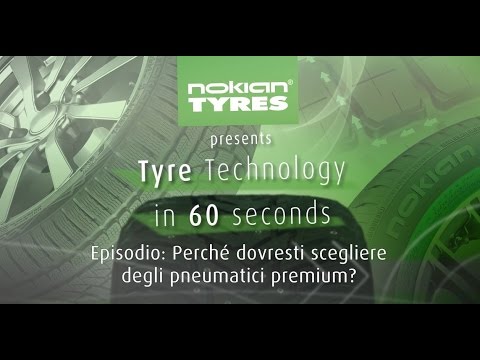Tyre technology in 60 seconds: Why should you choose premium tyres? Italian subtitles
