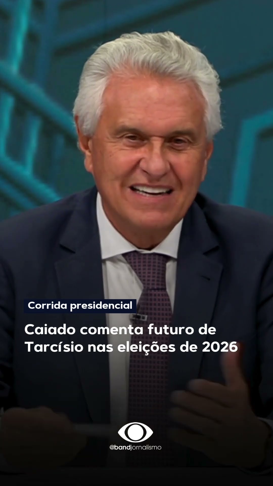 Caiado comenta futuro de Tarcísio nas eleições de 2026 #shorts
