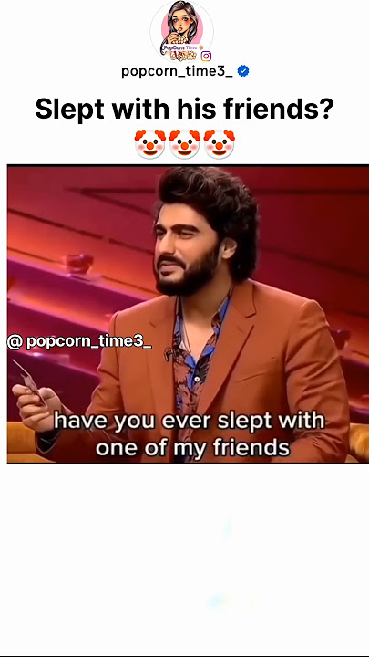 They think it's cool? 🤡 #arjunkapoor #bollywood #koffeewithkaran #sonamkapoor