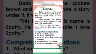 Reading Comprehension: Dario's Pet