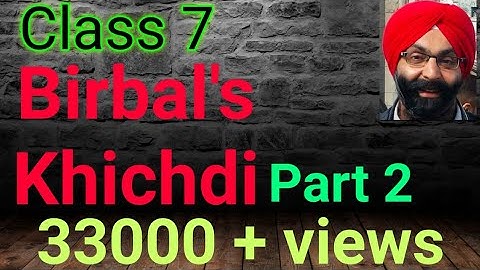 Part 2, 7th Class, Lesson 3, Birbal