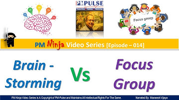 014 - Brainstorming vs Focus Group [And the practical difference between the two]