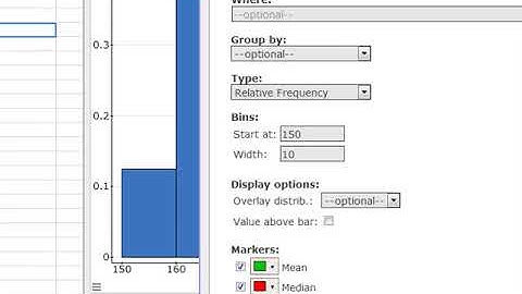 mean median histogram statcrunch