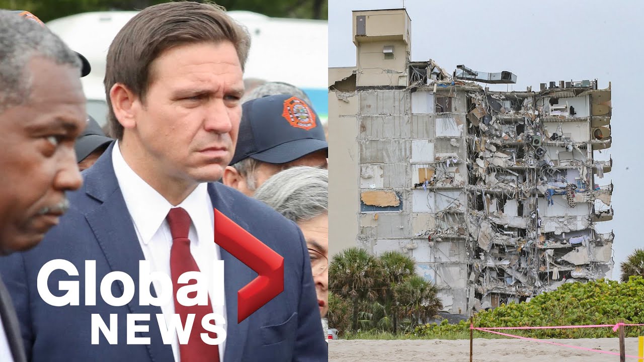 Surfside building collapse: Florida Gov. DeSantis calls for “definitive explanation”