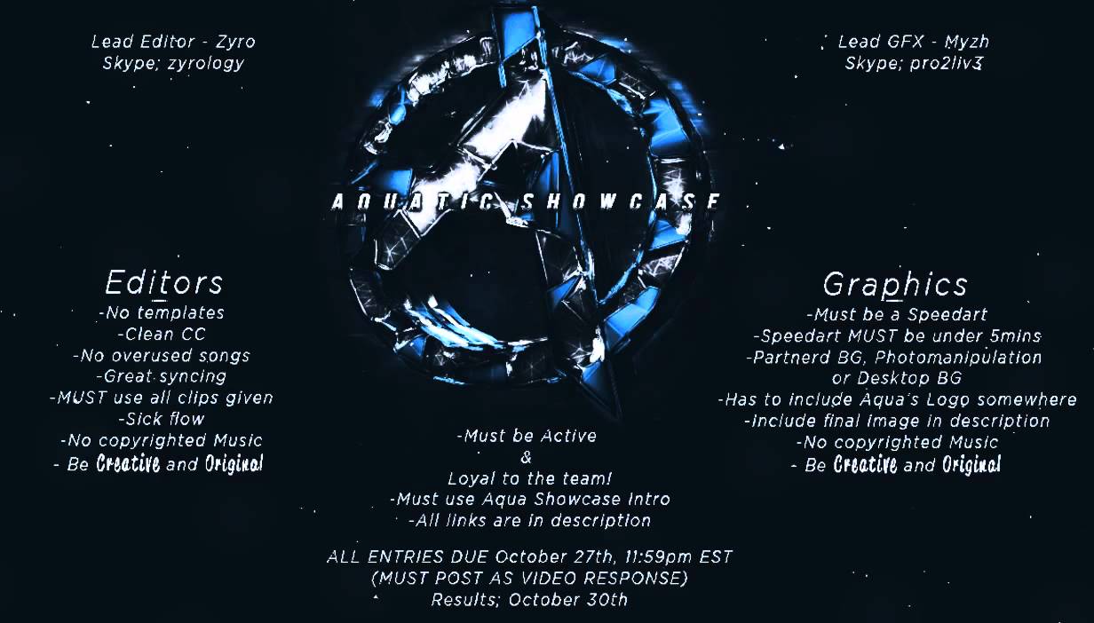 Aquatic Showcase Recruitment Challenge V2! [CLOSED]