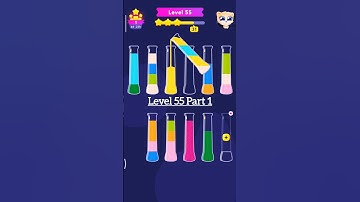 Get color Level 55 | #mobilegaming #gaming #androidgames #getcolor #pageforyou #cupcut #shorts