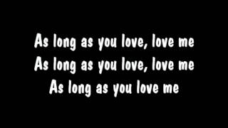 As long as you love me (Cover) - Sam Tsui (Lyrics)