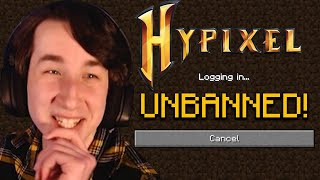 FORMER HYPIXEL MODERATOR GETS UNBANNED AFTER FALSE BAN LIVE!