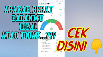 Kalkulator IMT Aplikasi Pengecek Berat Badan